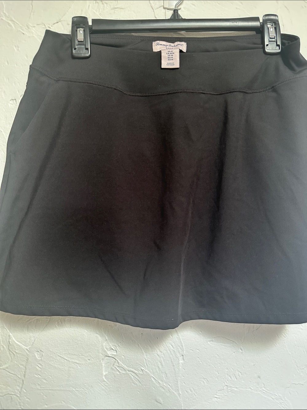 Tommy Bahama Black Skater Circle Skirt